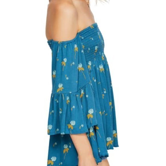 NEW Free People We the Free Lana Tunic Ocean - Picture 4 of 6